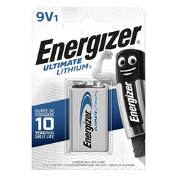 Energizer Ultimate 9 V Lithium, 1-pack