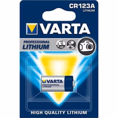 Varta CR123 foto litiumbatteri