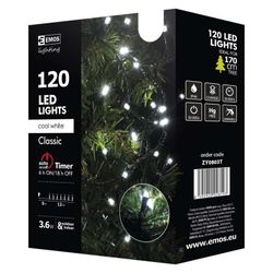 Julbelysning LED 12 meter vit kall