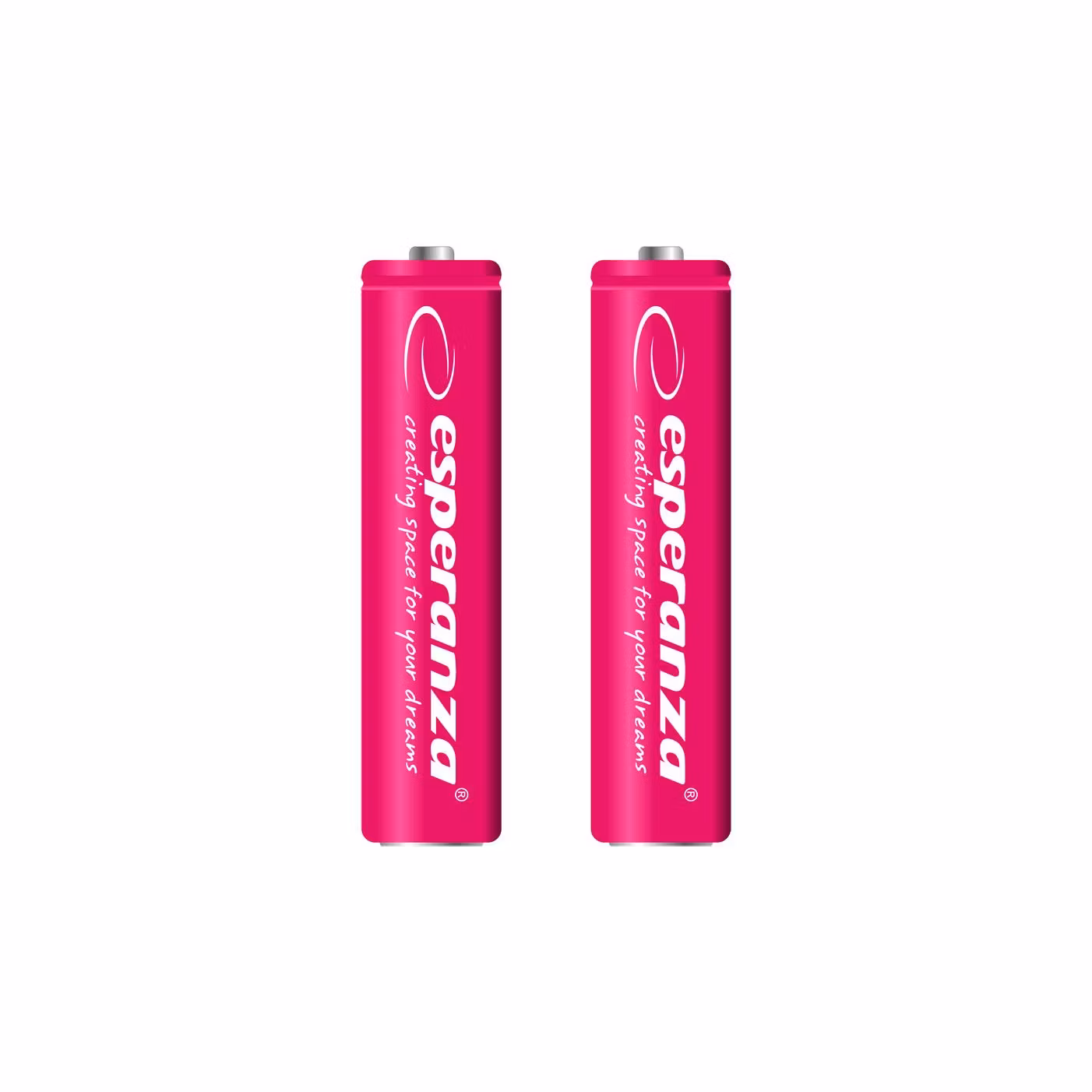 Uppladdningsbara batterier Esperanza  Ni-MH AAA 1000mAh 2 st, röd