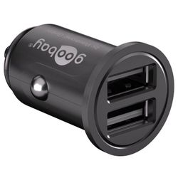 GOOBAY 71897 USB billaddare 4, 8A med två USB-uttag
