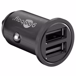 GOOBAY 71897 USB billaddare 4, 8A med två USB-uttag