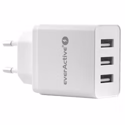 Strömadapter, 3xUSB 3, 4A IQ