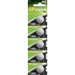 CR2025 GP, litiumbatteri 5-pack