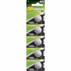 CR2025 GP, litiumbatteri 5-pack