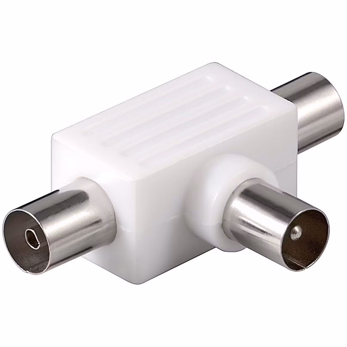 Koaxial T-adapter: 2 Koaxial hona > Koaxial hane