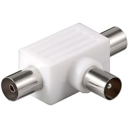 Koaxial T-adapter: 2 Koaxial hona > Koaxial hane