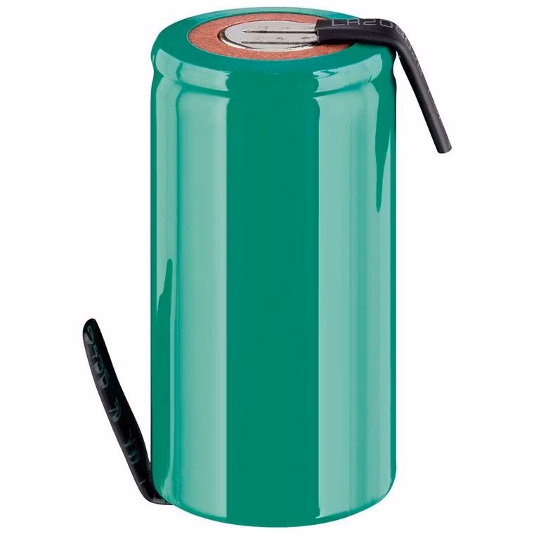 Uppladdningsbart batteri Sub-C, 3000 mAh  med lödsvans (Z)