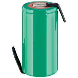 Uppladdningsbart batteri Sub-C, 3000 mAh med lödsvans (Z)