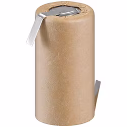 Uppladdningsbart batteri Sub-C, 2000 mAh, med lödsvans (Z)