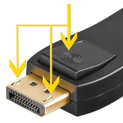 DisplayPort / HDMI-adapter 1.1, guldpläterad