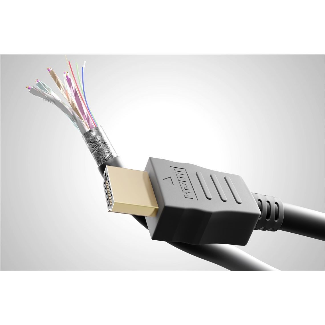 Höghastighets HDMI™-kabel med Ethernet (2 m)