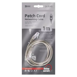 Nätverkskabel, PATCH-Kabel CAT 5E UTP, 1m