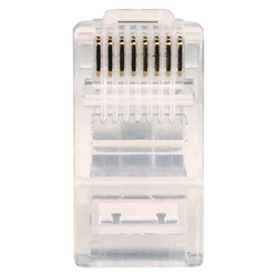 Kontakt för UTP-kabel, vit, 10 st