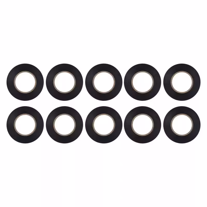Isoleringstejp PVC 19mm/20m svart, 10 st