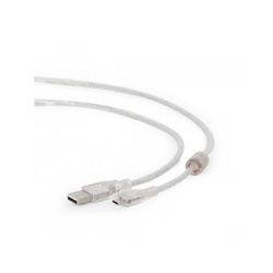 CableXpert Micro-USB-kabel 1,8 m med Transparent Mantel