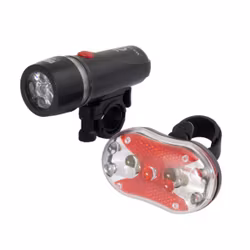 Cykelljus set med fram och bakljus LED ACRUX