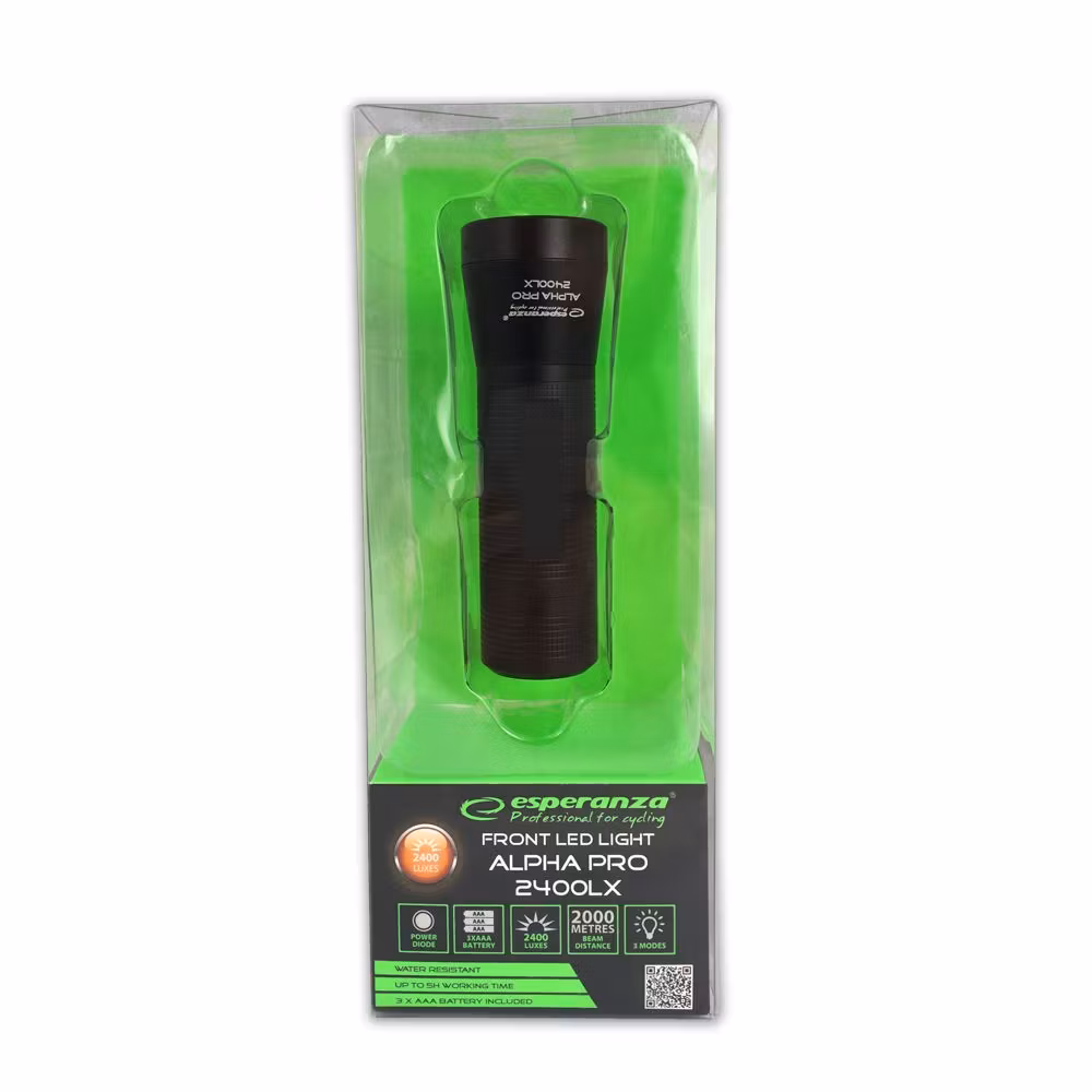 LED cykellampa fram