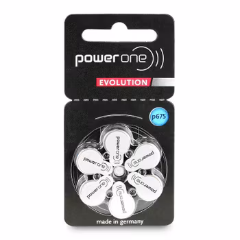 Hörapparatsbatterier PowerOne Evolution P675