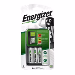 Batteriladdare Energizer Maxi Charger + 4 x R6/AA 2000 mAh