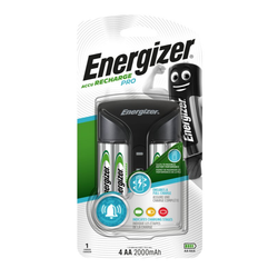 Batteriladdare Energizer PRO laddare + 4 x R6/AA 2000 mAh
