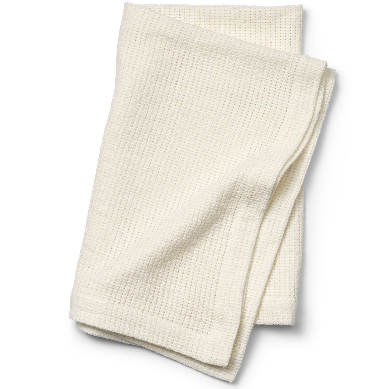 Babyfilt Cellular Blanket - Vanilla white