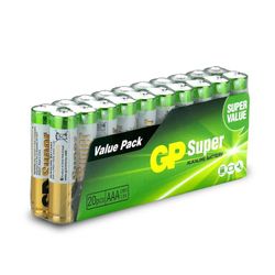 AAA /LR03 batterier 20 x GP Super