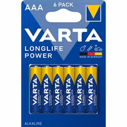 AAA / LR03 batterier Varta Longlife Power, 6 st