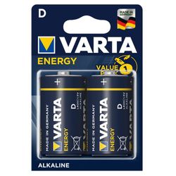 D-batterier / R20 Varta ENERGY Value Pack, 2 st