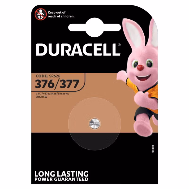 Klockbatteri Duracell 377-376 /G4/SR626SW