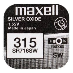 Klockbatteri Maxell 315/314/SR 716 SW