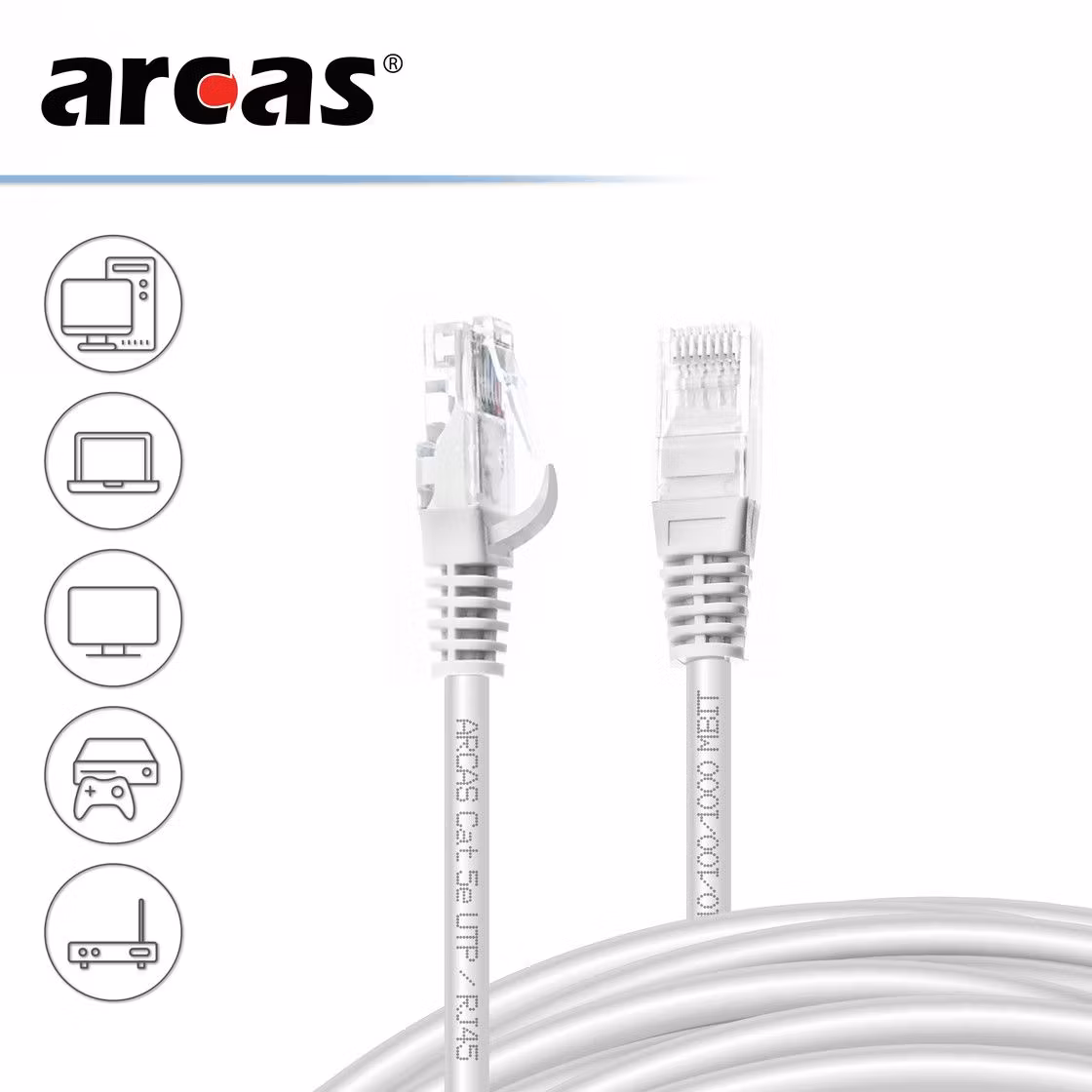 ARCAS nätverkskabel Cat 5e UTP 5 meter