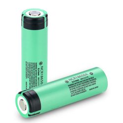 Uppladdningsbart batteri 18650 Li-ion 3100 mAh Panasonic NCR-18650AC Litiumjoncell, 2-pack med box