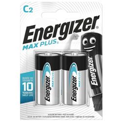 C-batterier (LR14) 2 x Energizer Max Plus