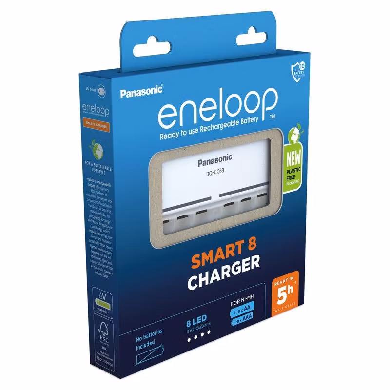 Batteriladdare Ni-MH Panasonic Eneloop
