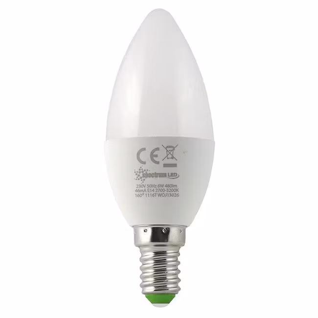 LED-lampa 6W E14 ljus Spectrum