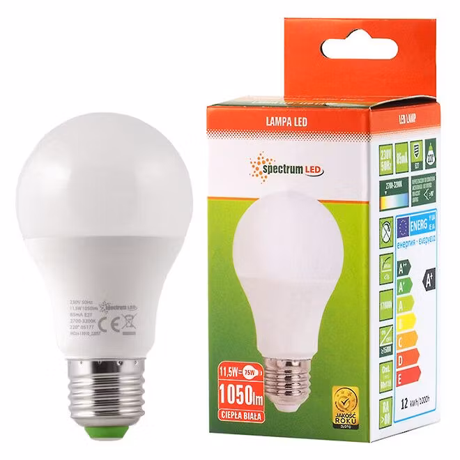 LED-lampa 11,5W E27
