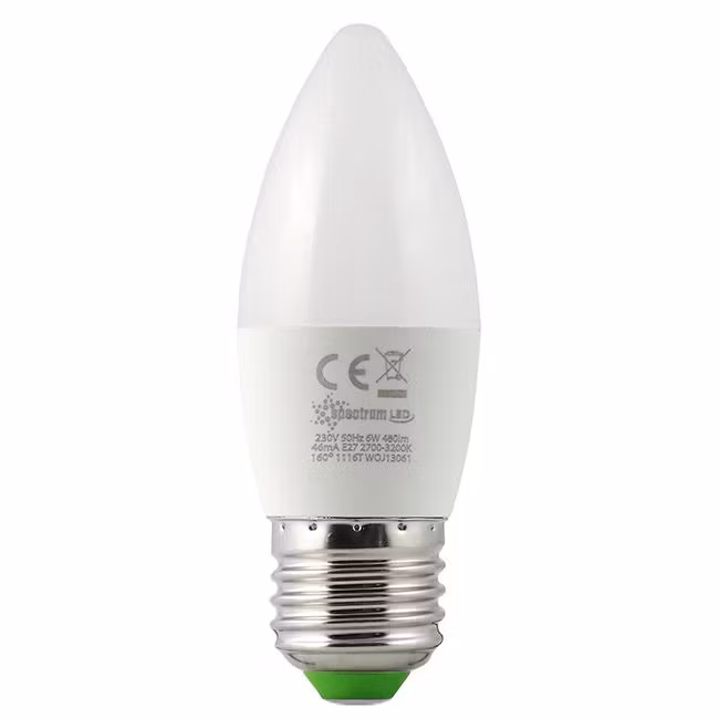 LED-lampa 6W E27 ljus Spectrum