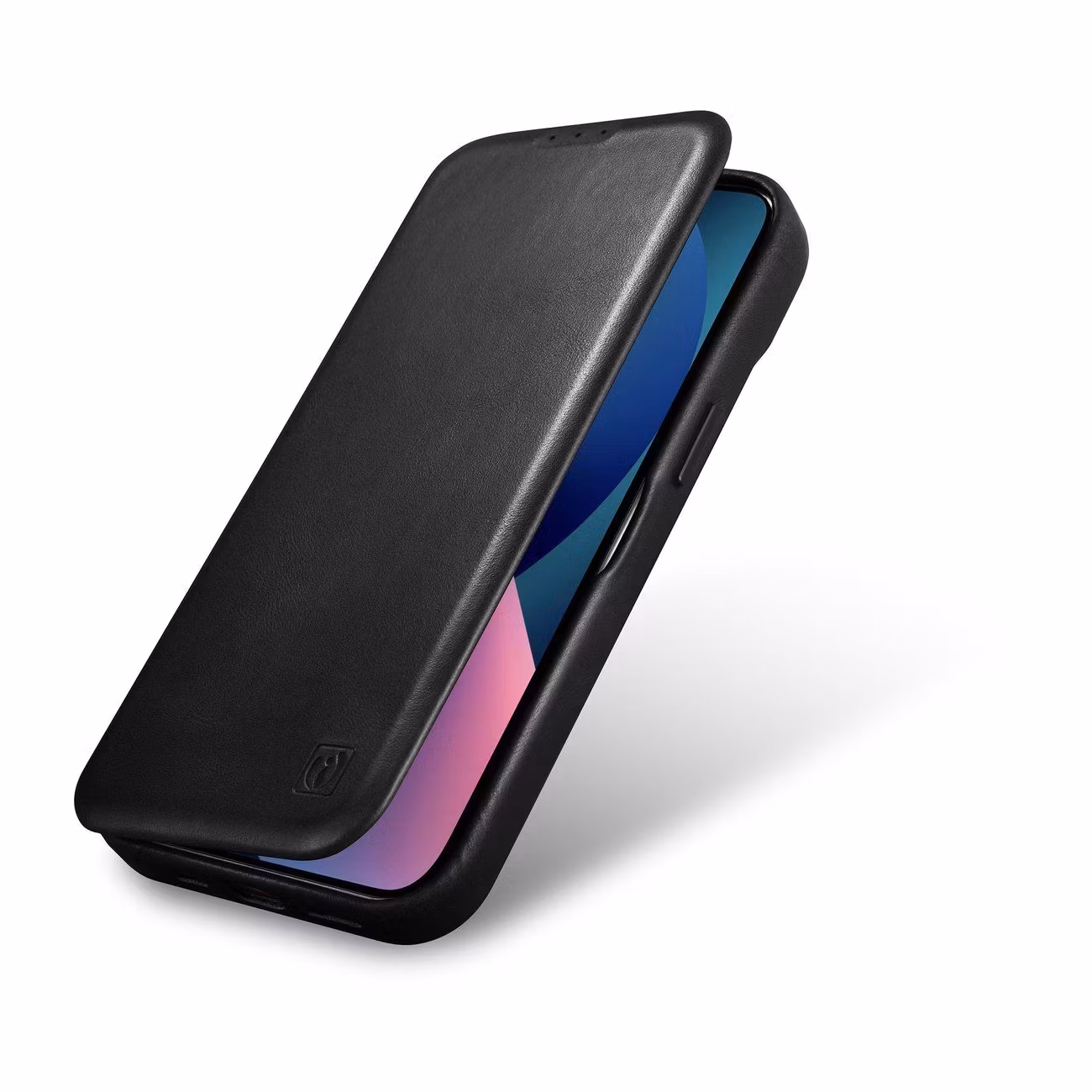iPhone 14 Pro Max iCarer CE Oil Wax Premium Leather Folio Case Läderfodral