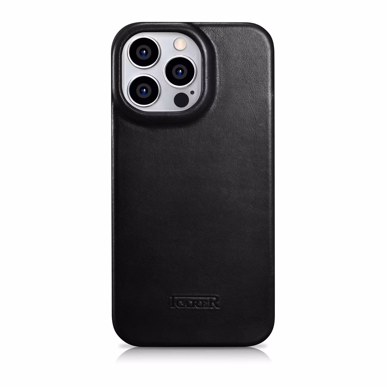 iPhone 14 Pro Max iCarer CE Oil Wax Premium Leather Folio Case Läderfodral