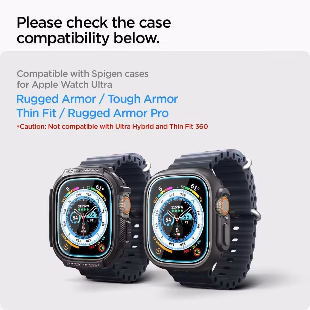 Apple Watch ULTRA (49 MM) Härdat Glas Spigen GLAS.TR bild 6