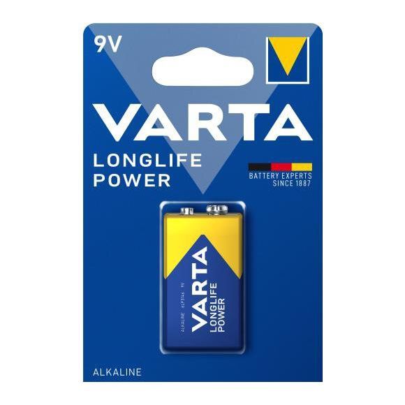 9V batteri /6LR61 Varta i Longlife Power