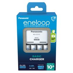 Batteriladdare Ni-MH Panasonic Eneloop BQ-CC51 + 4 x R6/AA Eneloop 2000mAh