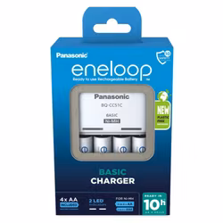 Batteriladdare Ni-MH Panasonic Eneloop BQ-CC51 + 4 x R6/AA Eneloop 2000mAh
