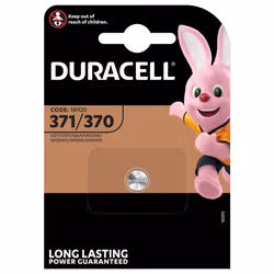 Klockbatteri Duracell 371-370/G6/SR920W Silverbatteri
