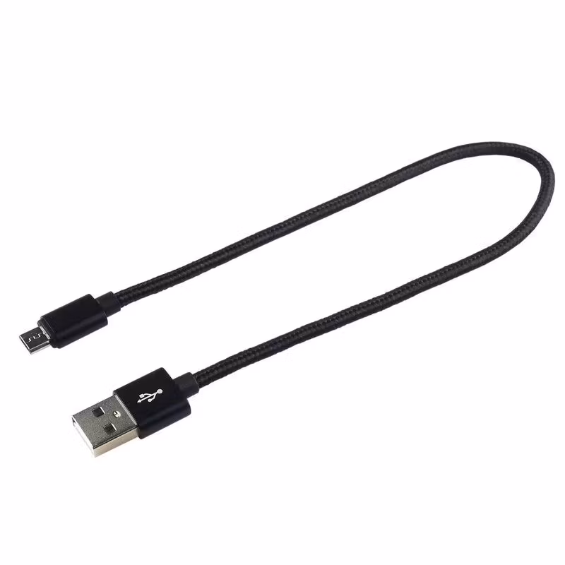 everActive CBB-0,3MB 30cm med stöd för snabbladdning upp till 2,4A svart