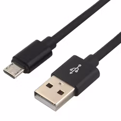 EverActive CBB-0,3MB: Robust Micro USB Flätad Snabbladdningskabel