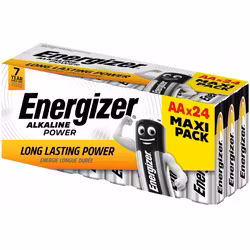 24 x Energizer Alkaline Power LR6/AA (box) Maxi Pack