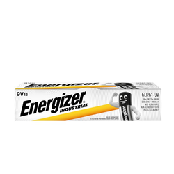 9V batterier Energizer Industrial, 12 st