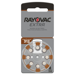 Hörapparatsbatterier Rayovac 312 8-Pack